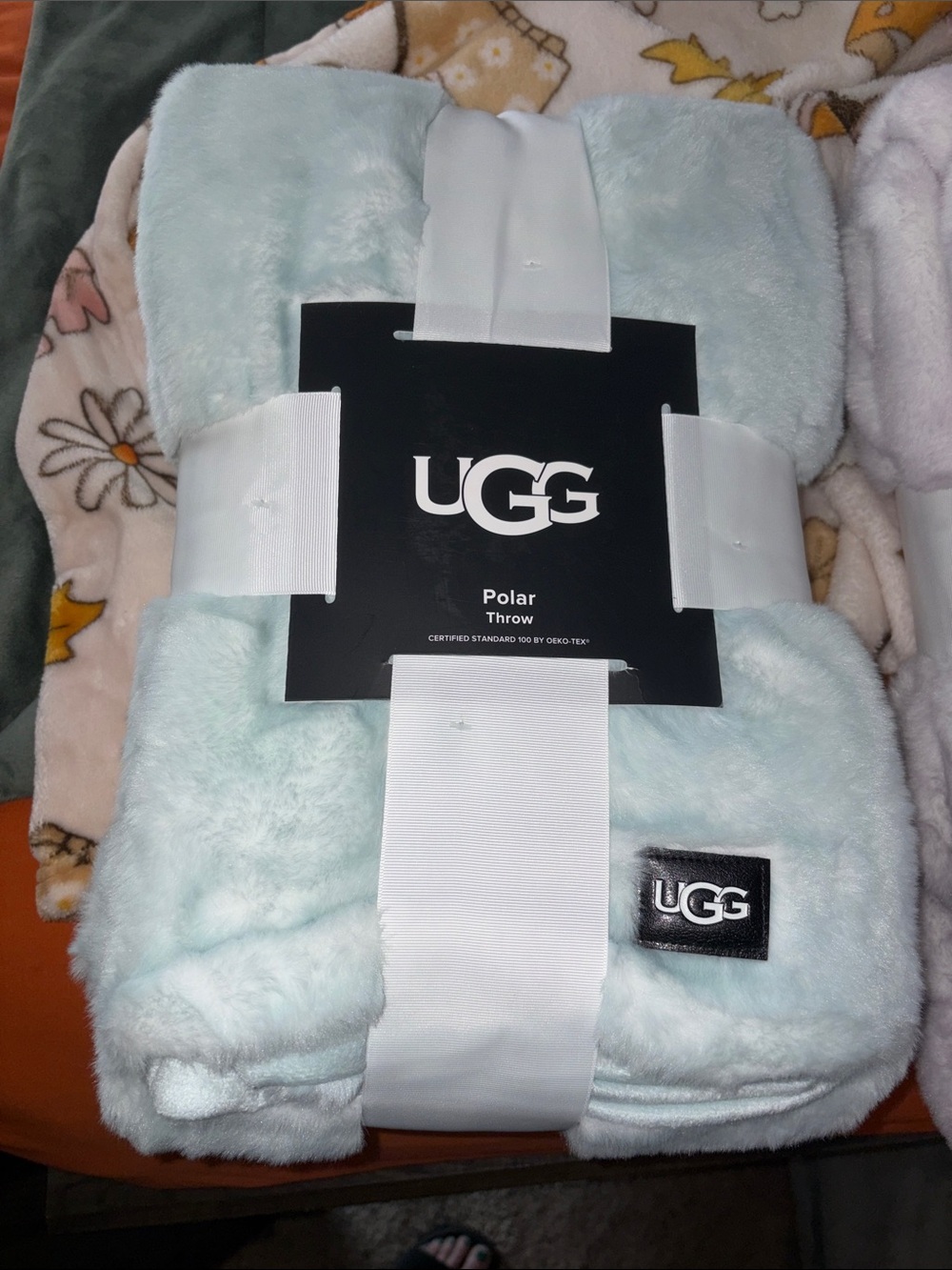 UGG Polar Throw Blanket in Pale Blue